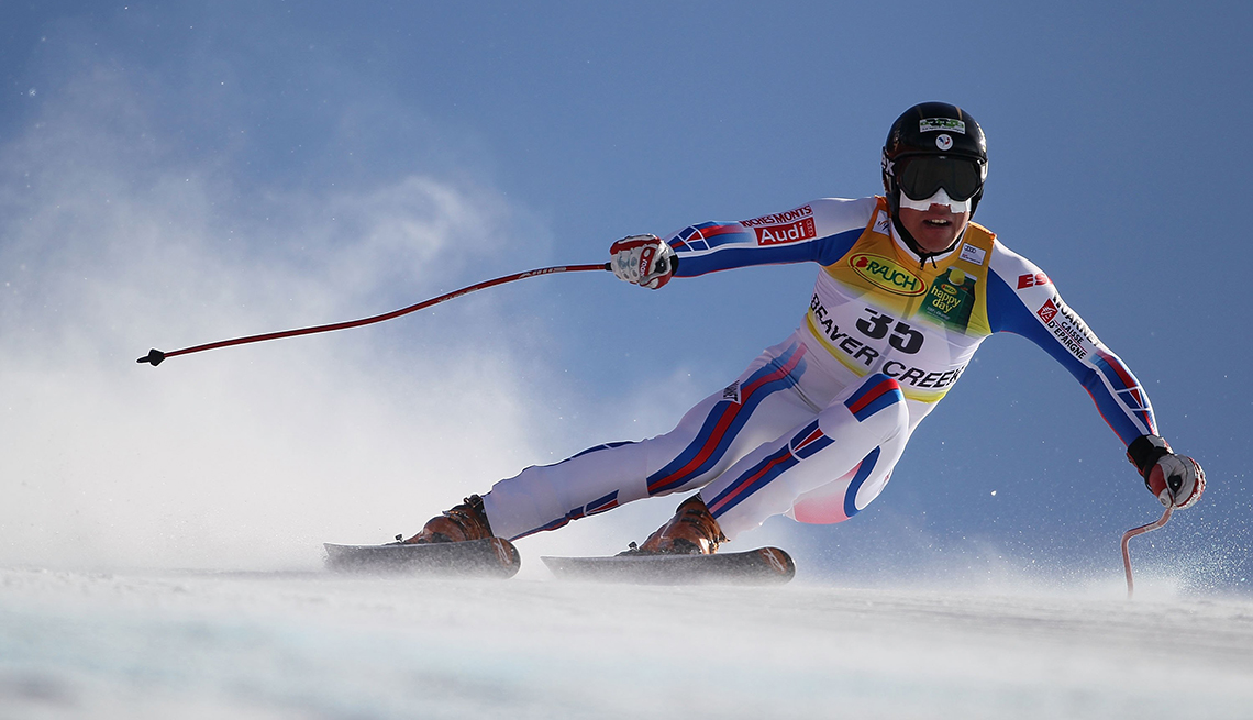 Johan Clarey Downhill Skiing, Snow Spray, How to Quadruple Your Energy