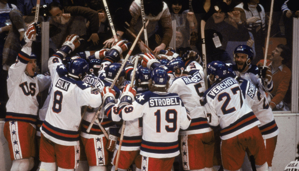 1980 Olympic U.S. Hockey Team Celebrates,  Miracle on Ice, How to Quadruple Your Energy