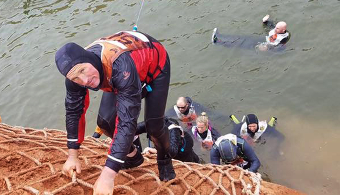 Mark James competes in CBS’s Toughest Mudder 