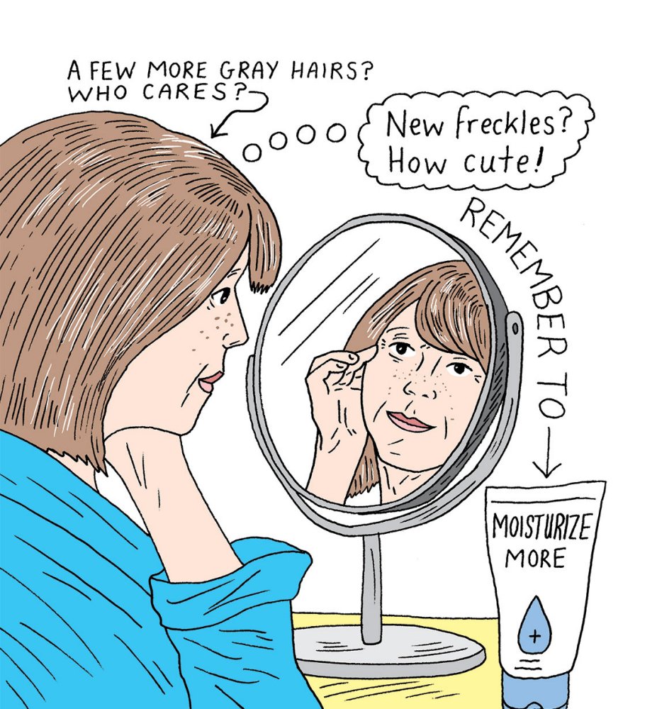 Wrinkles, Gray Hair, Signs of Aging In Your 60s