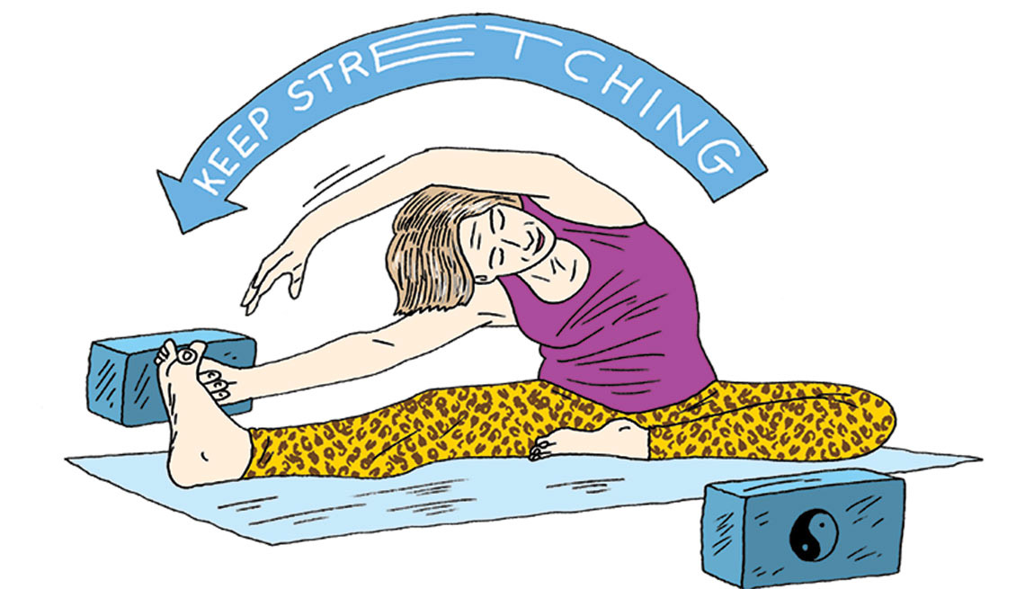 Illustrations showing what to expect when you're in your 60s