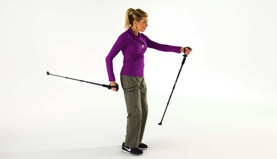 Nordic Walking With Builds Fitness, Helps Posture