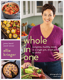 Portada del libro de cocina Whole in One de Ellie Krieger