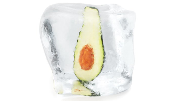 item 1 of Gallery image half an avocado frozen into an ice cube