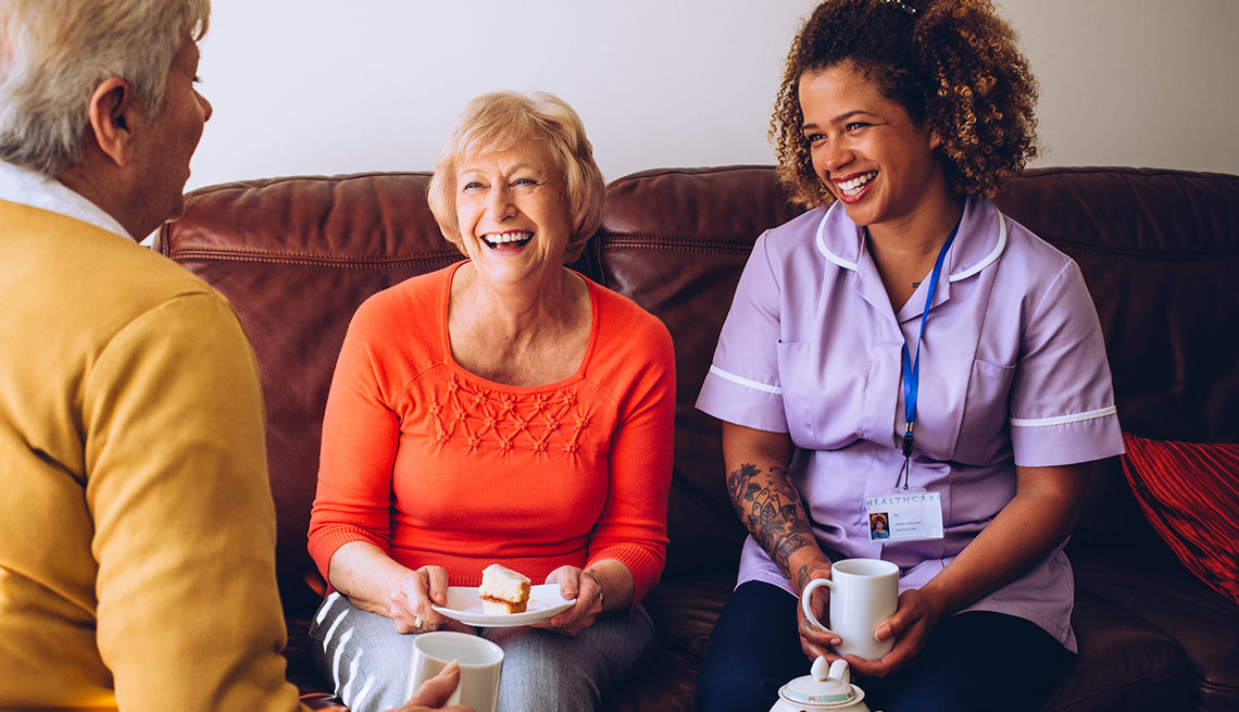 Caregiver Sharing Tea with Patients, Caregiving, 6 Tips for Starting a Caregiving Team, 