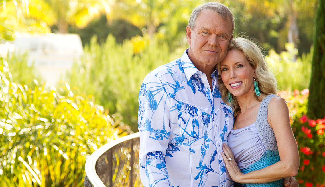 Glen Campbell and his wife Kim