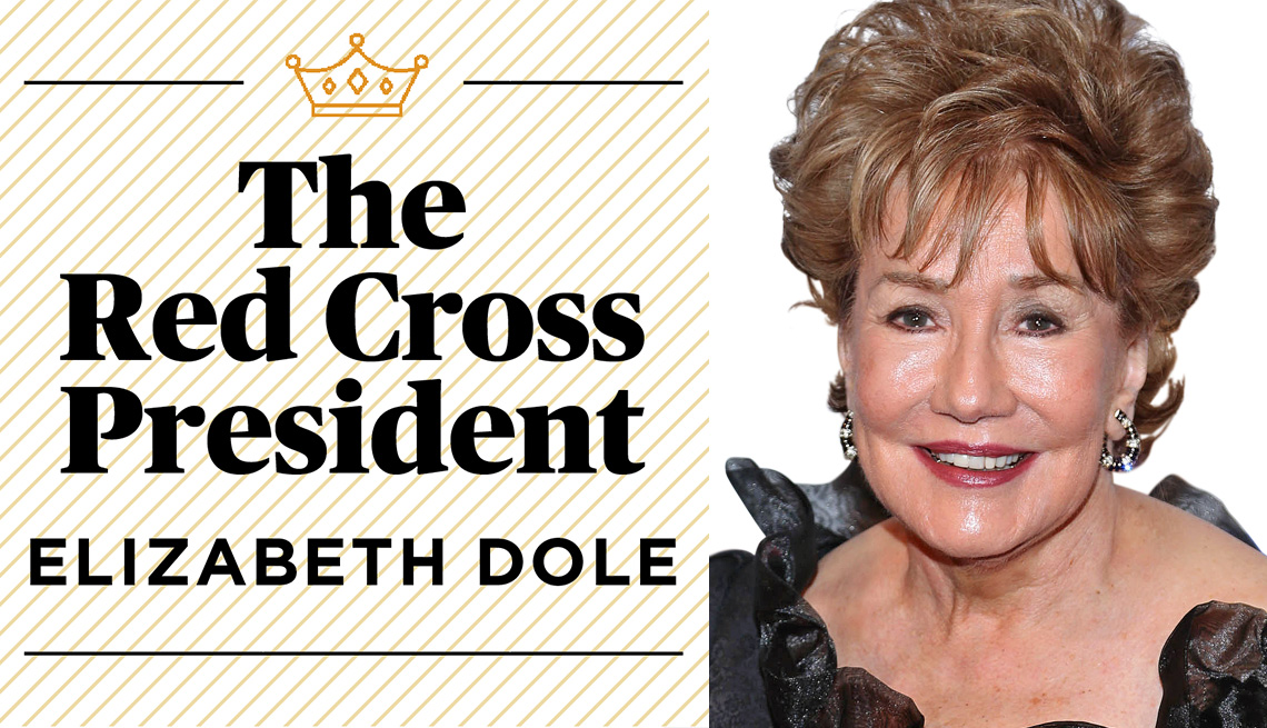 The Red Cross President, Elizabeth Dole