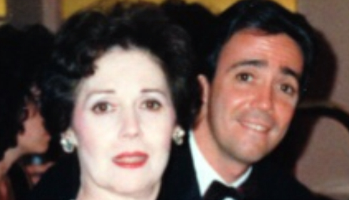 Scott Simon and his mother