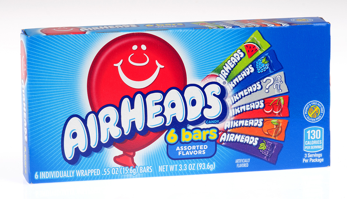 item 9 of Gallery image - Airheads candy box made by Perfetti Van Melle