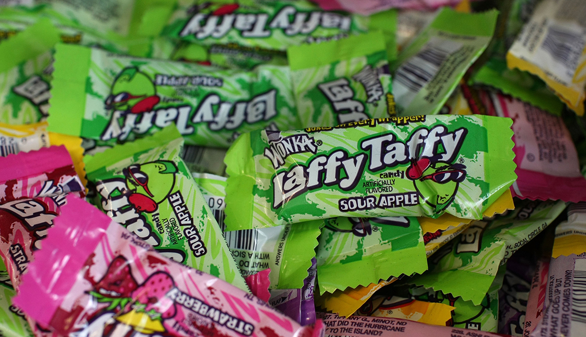 item 7 of Gallery image - A bin is filled with Laffy Taffy candies at Sweet Dish candy store April 3, 2009 in San Francisco, California. As the economy continues to struggle, candy sales are rising as Americans seek to comfort themselves during the difficult economic times.  