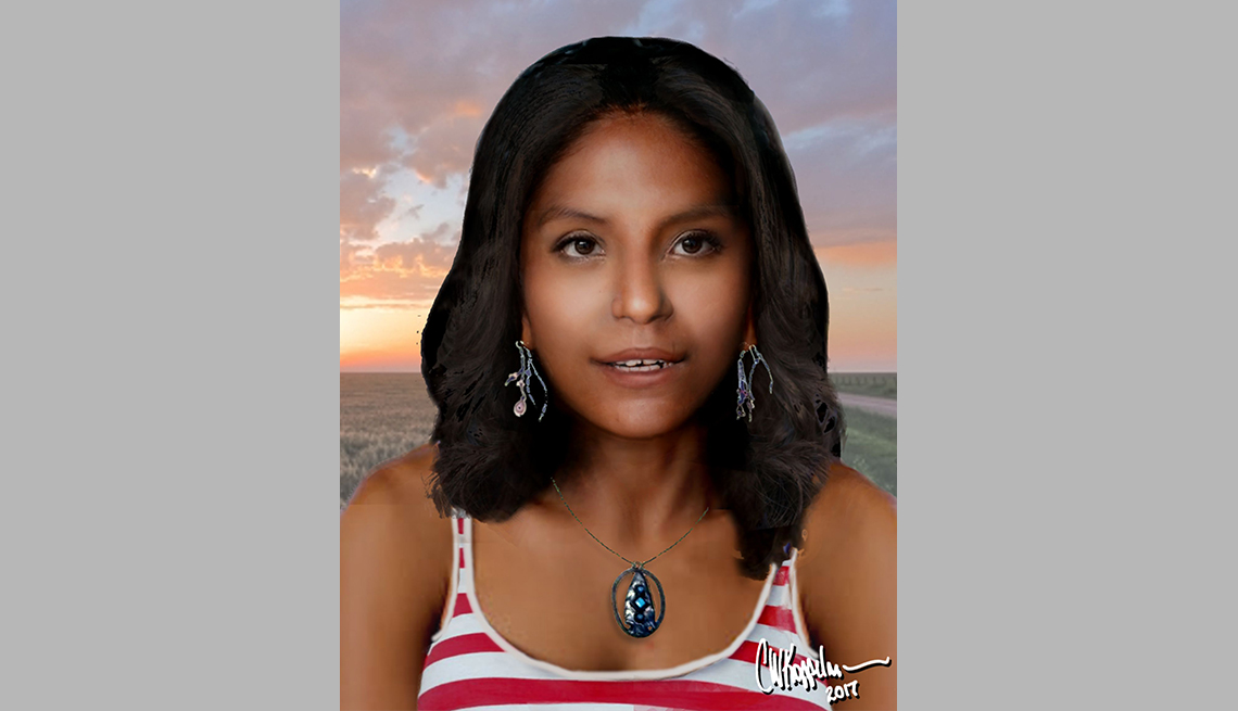 item 13 of Gallery image - Representación gráfica de una mujer hallada en Texas