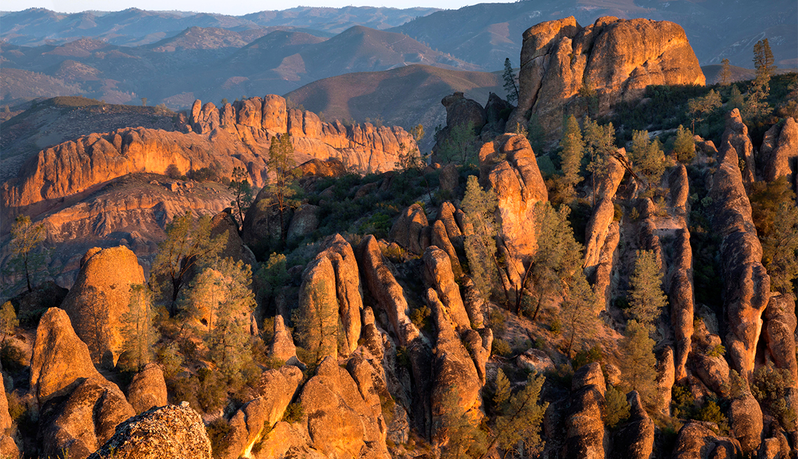 The High Peaks and Balconies Cliffs in Pinnacles National Park
