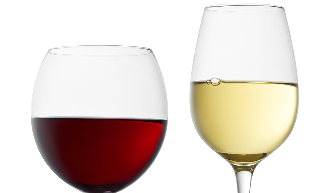 Red Wine, White Wine, Wine glasses, Driving Resource Center