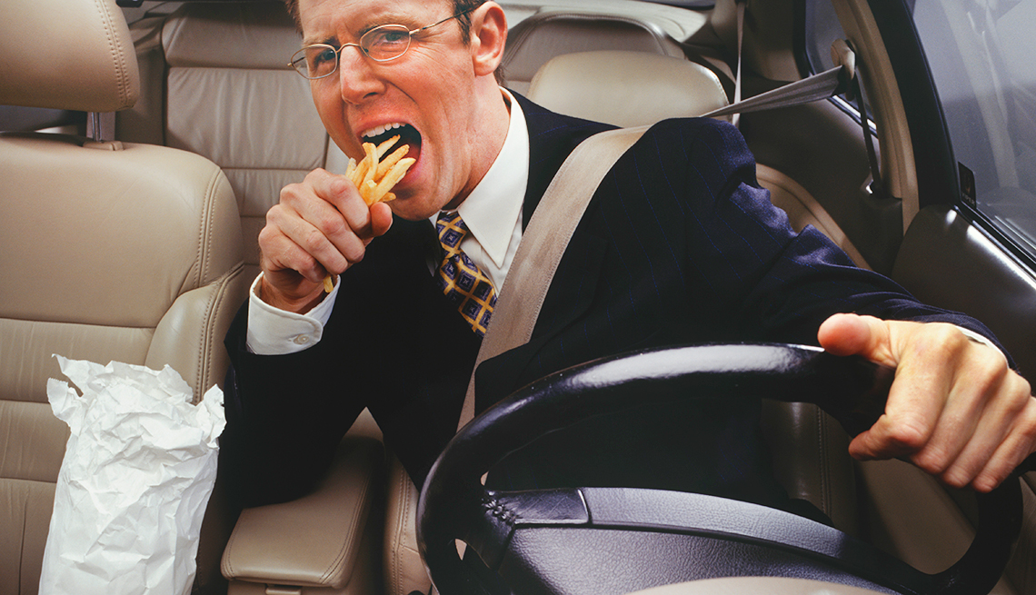 How To Reduce Driver Distraction - Don’t Eat or Drink While Driving