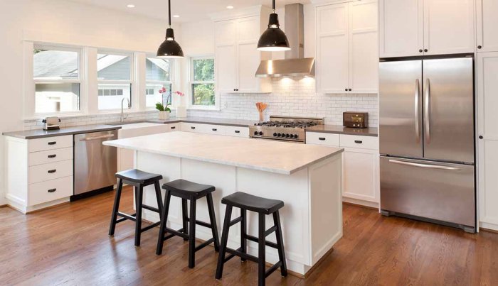 Claves para reflejar el estilo minimalista en tu hogar - MezÃ³n de cocina