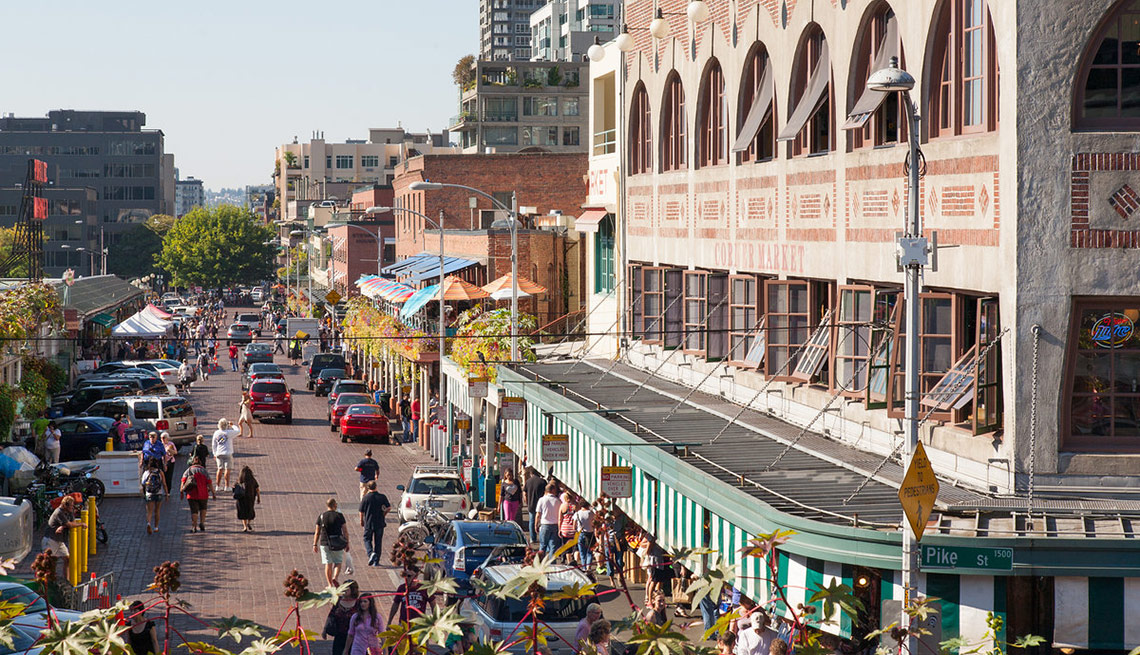 Vecindarios en donde vivir mejor en Estados Unidos - Pike Place Market, Seattle