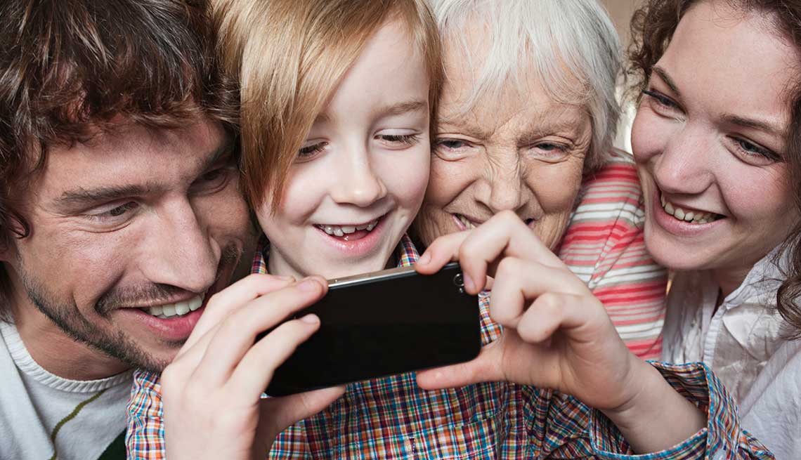 Three generation family with boy having fun with smart phone, Five Things You Should Know About Social Media 