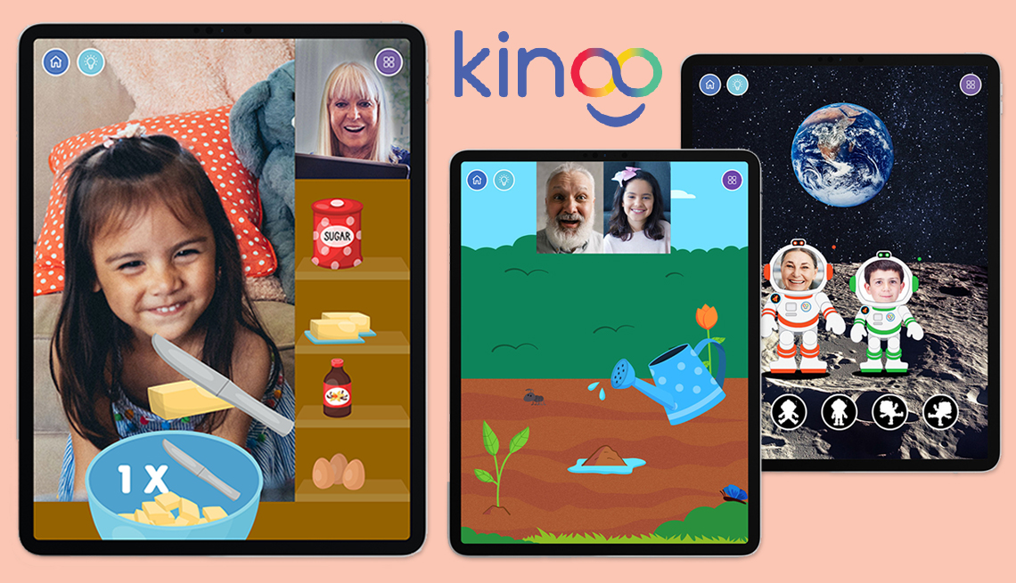 item 1 of Gallery image - screenshots of kinoo an app for playing games with grandchildren