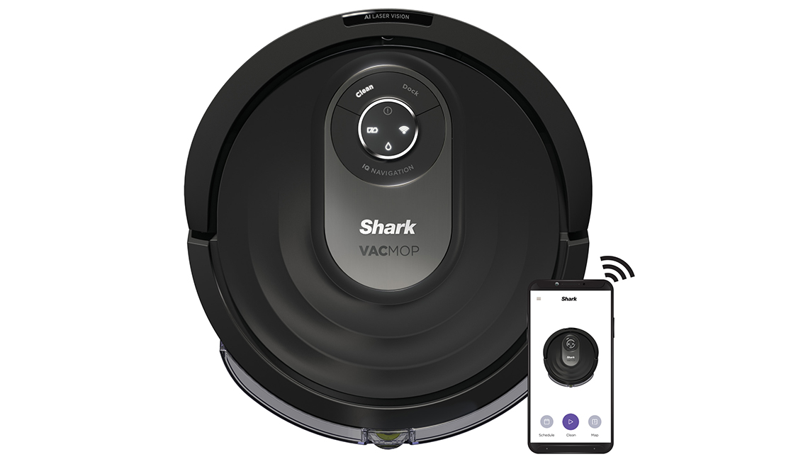 the shark ai vacmop robo cleaning device