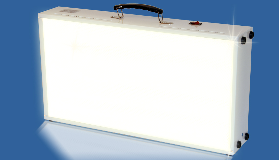 a light therapy light box