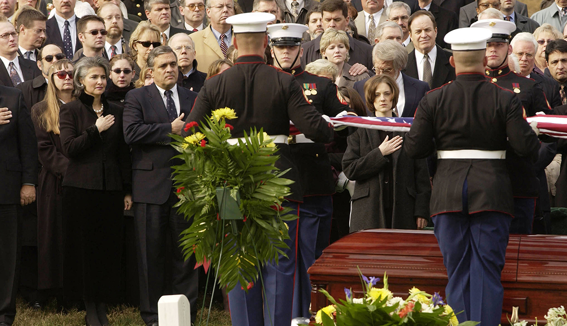 A military funeral