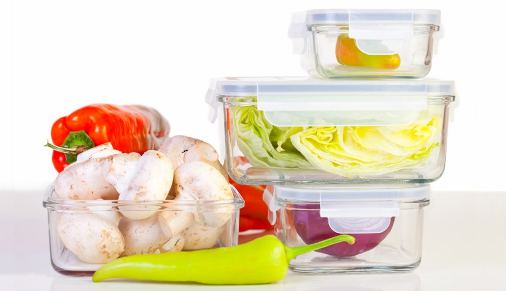 5 Contenedores De Alimentos Con Tapas Plastico Recipientes Para