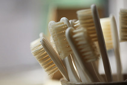 Limpie los gérmenes de su casa: los cepillos de dientes