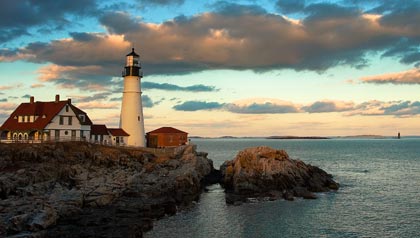 Porttland, Maine is a nature lovers resort for retirees