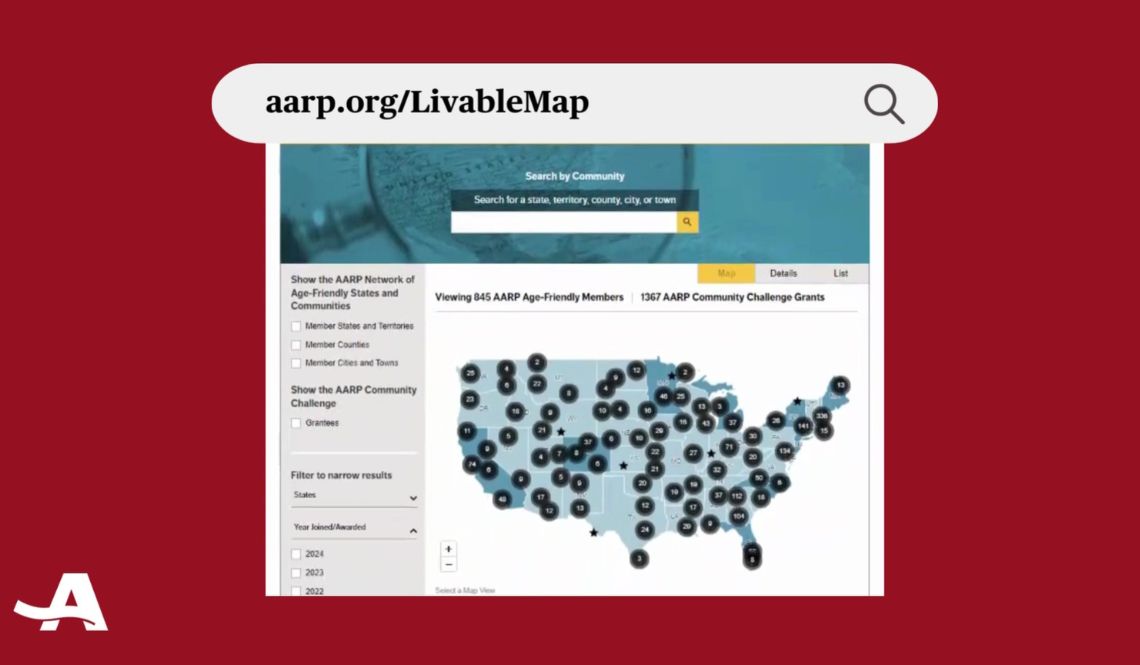 How to Use the AARP Livable Communities Map
