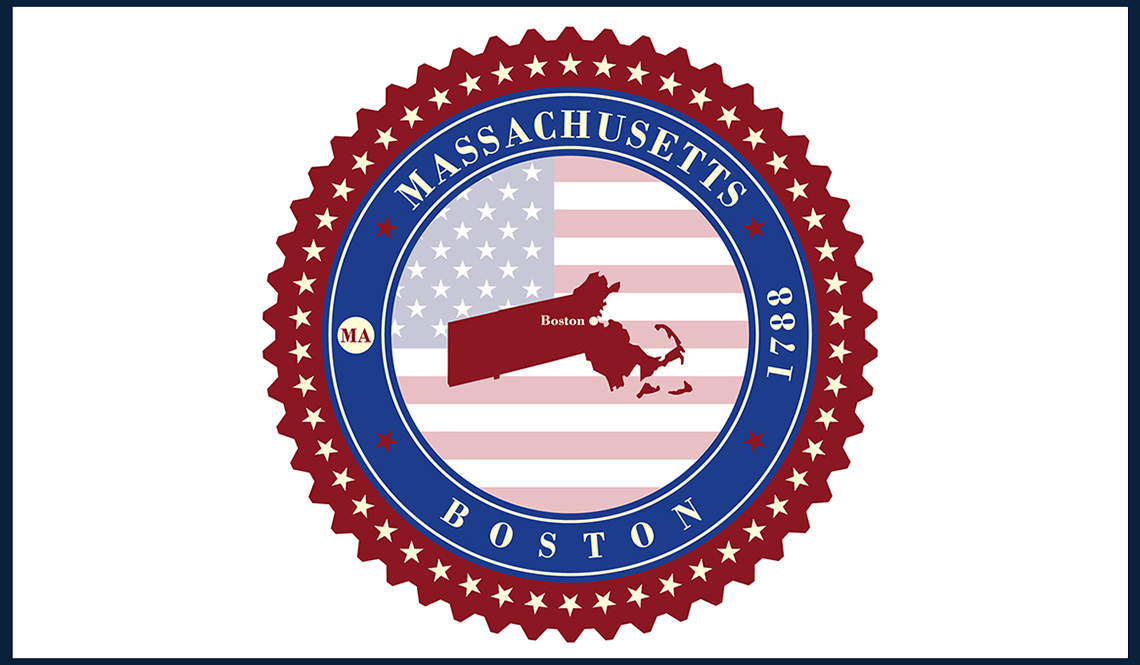 A Massachusetts state seal