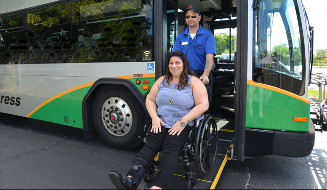 Handicap-Accessible Bus