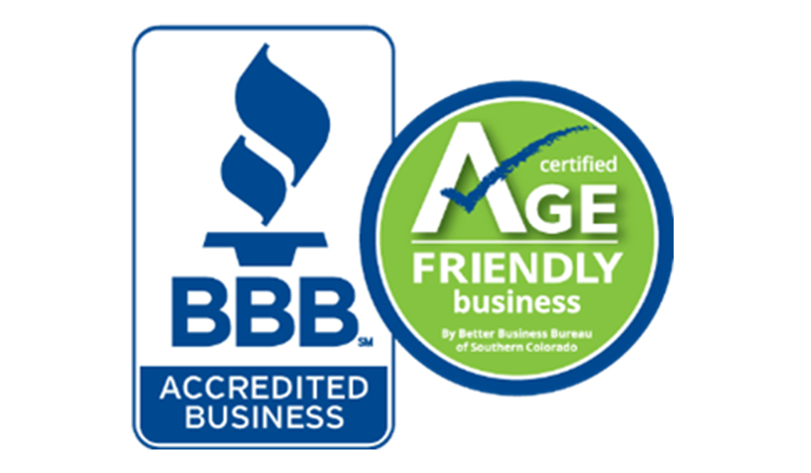Logos for the Better Business Bureau of Southern Colorado