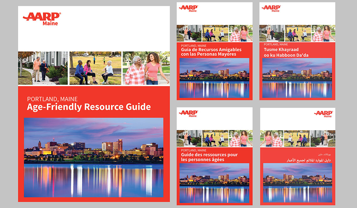 Age-Friendly Portland Resource Guides in five languages