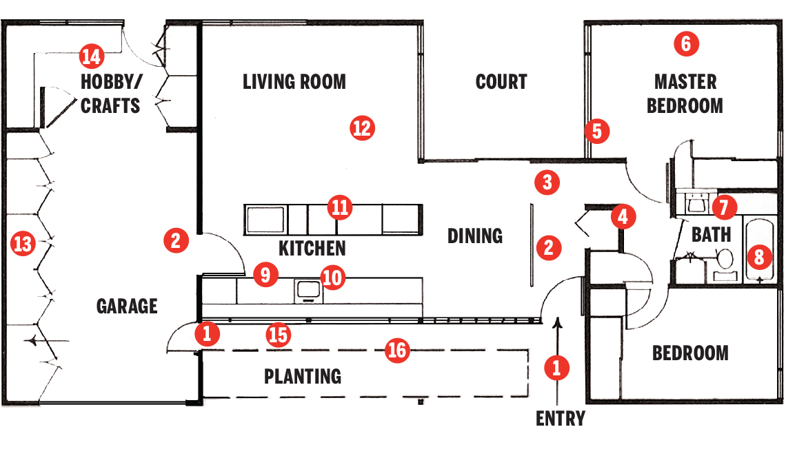 The Freedom House - Floor Plan