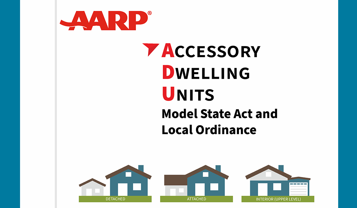 Cover of the AARP ADU Model State Act and Local Ordinance