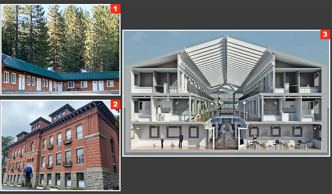 3 images of unique housing options