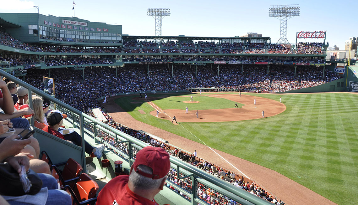 Fenway Park, Baseball, Fans In Seats Watch A Baseball Game, Boston, Sports, Livable Communities, Great Cities For Older Adults