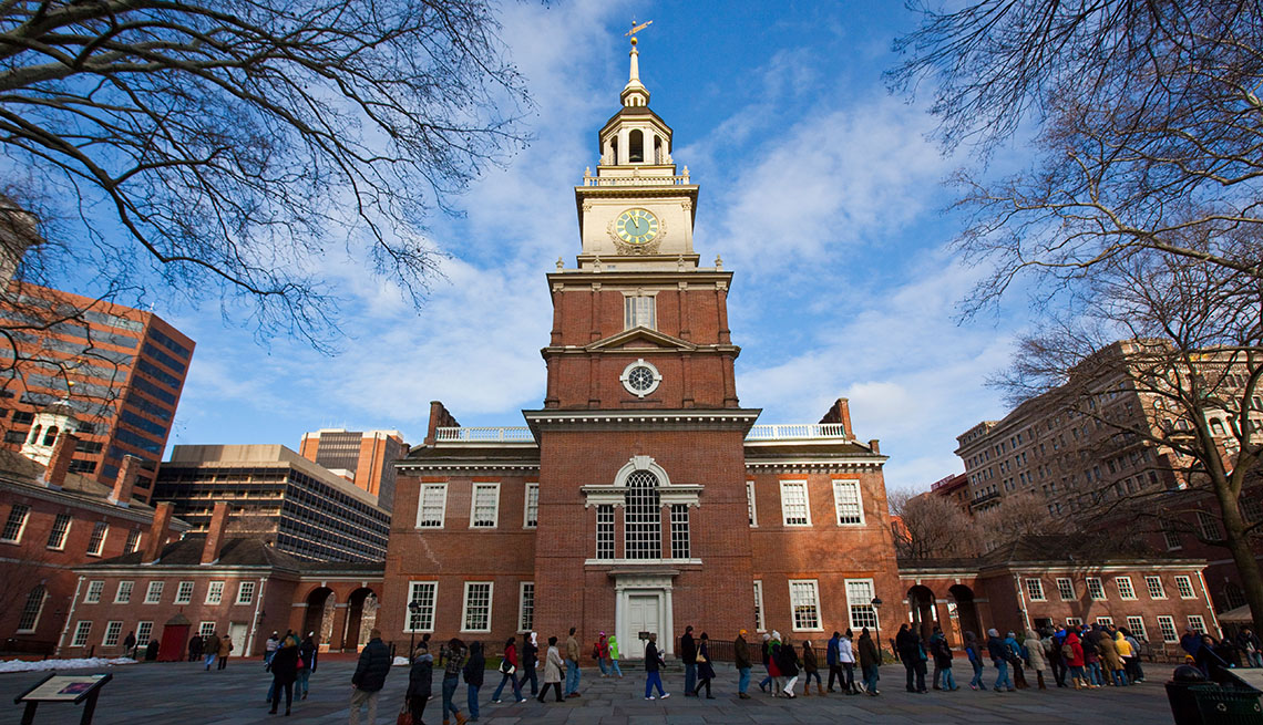 Independence Hall, Philadelphia, Pennsylvania, City Center, People, Tourist Attraction, Livable Communities, Great Cities For Older Adults