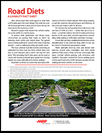 Road Diets: A Livability Fact Sheet