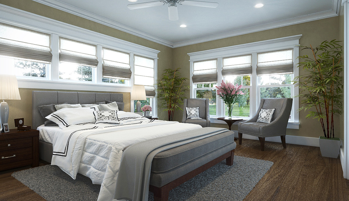 Bedroom, Furniture, Bed, Residence, Livable Communities, 2014 Home For Life