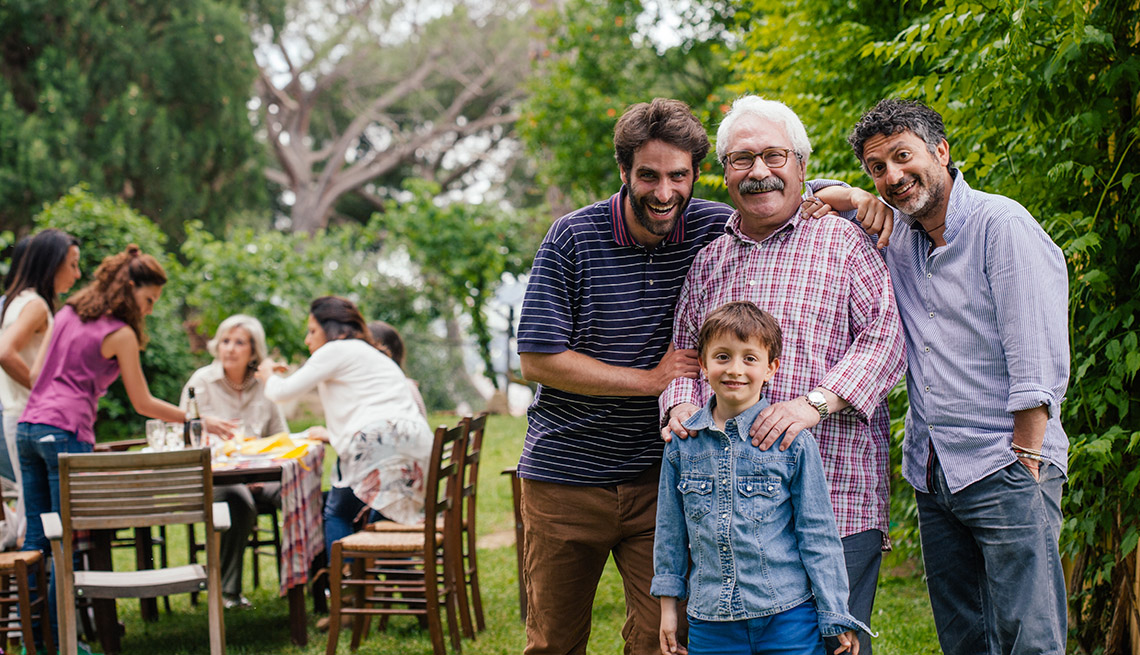 Multi-Generational Family Poses And Smiles, Park, Livable Communities, 8 Features Of An Age Friendly Community