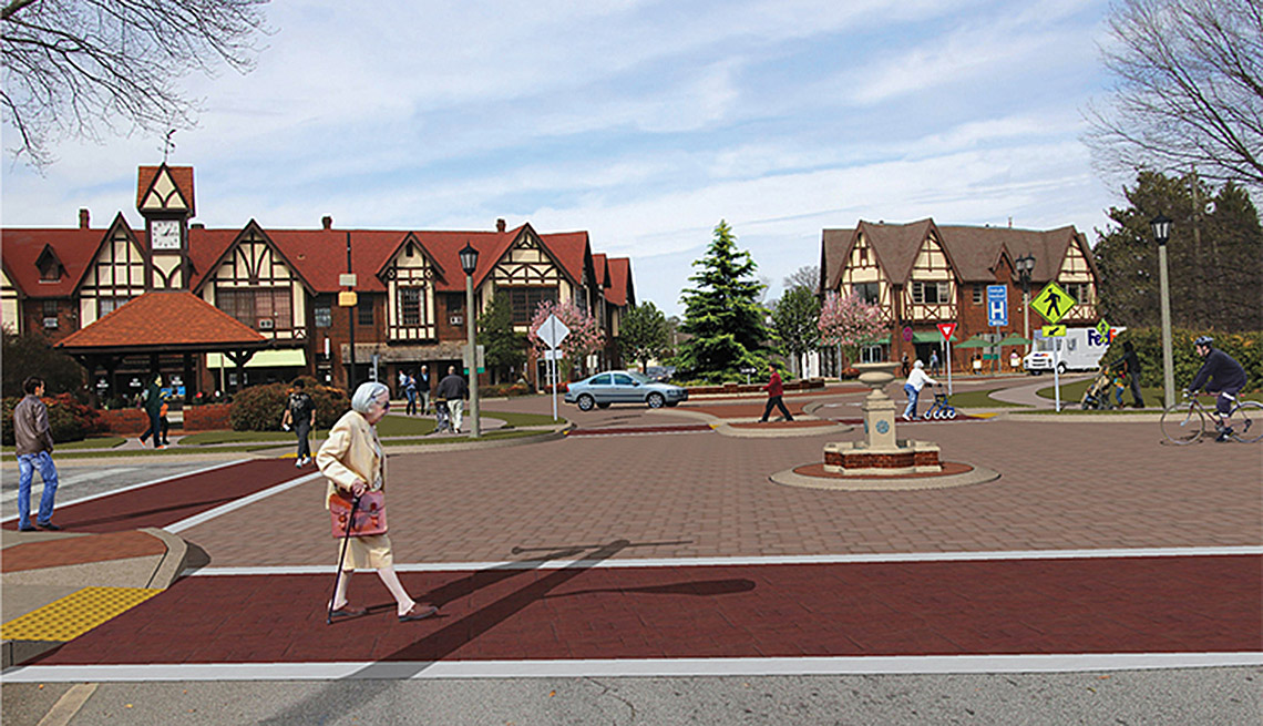 Avondale After, Rendered Drawing, Small Town Main Street Solutions, Livable Communities