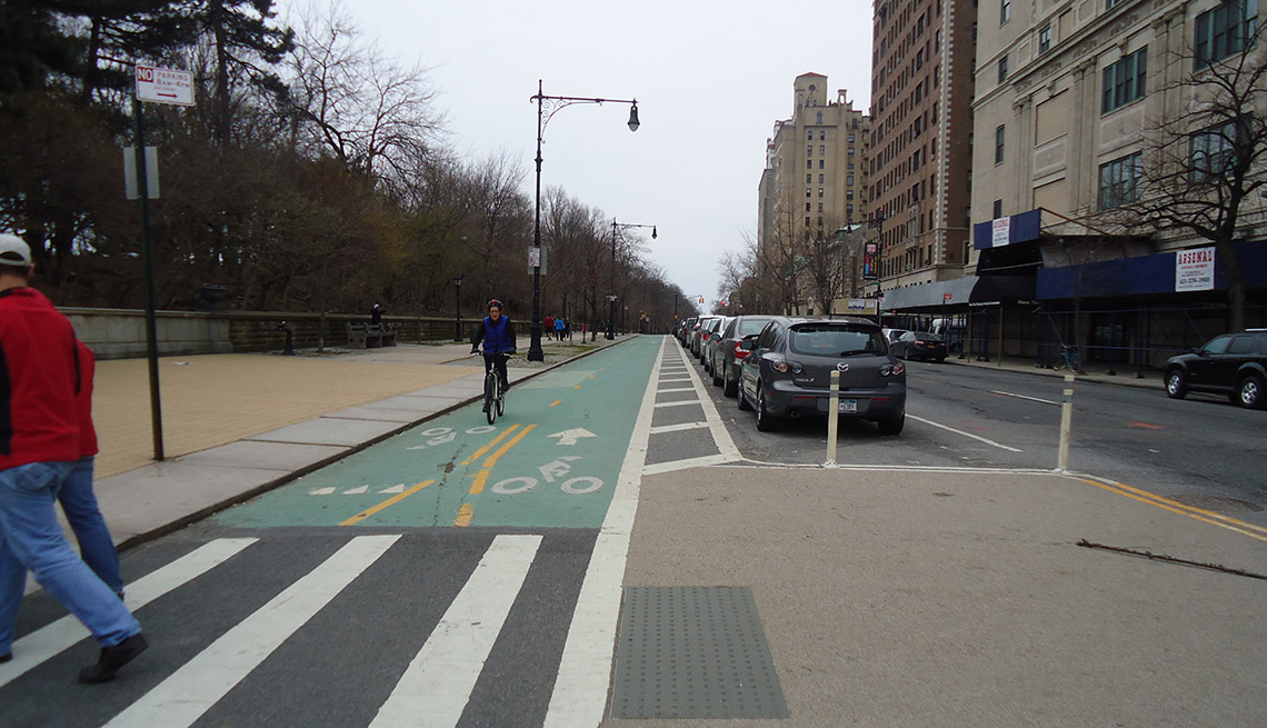 Marked Bicycle Lane, Path, New York City, Pedestrians, Livability Index, Livable Communities