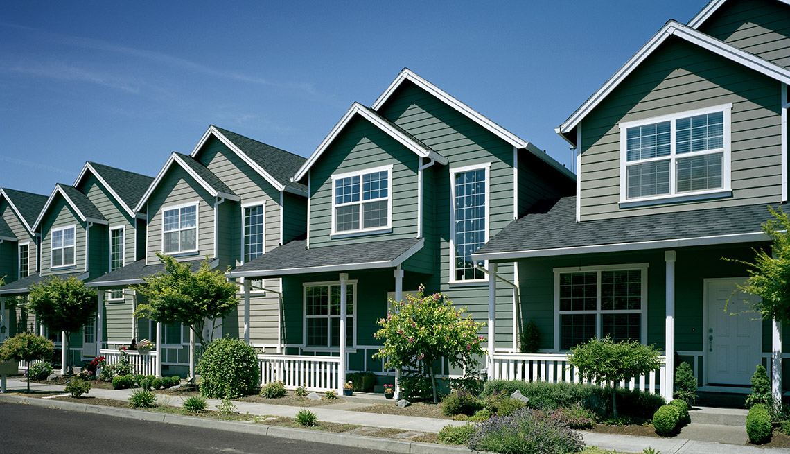 Rows Of Homes, Daylight, Housing, Porches, In Livable Communities Slideshow