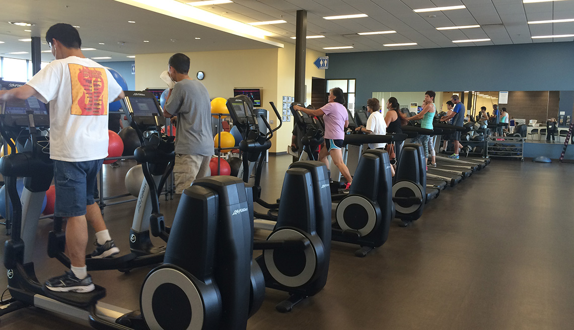 People Working Out In The Gym On Treadmills, Advocates Program, Livable Communities
