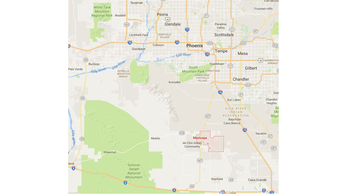 Google Map Of Phoenix Arizona, Map, Advocate Program, Livable Communities