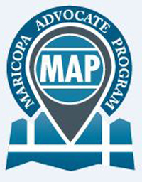 Logo of the Maricopa Advocate Program in Maricopa, Arizona