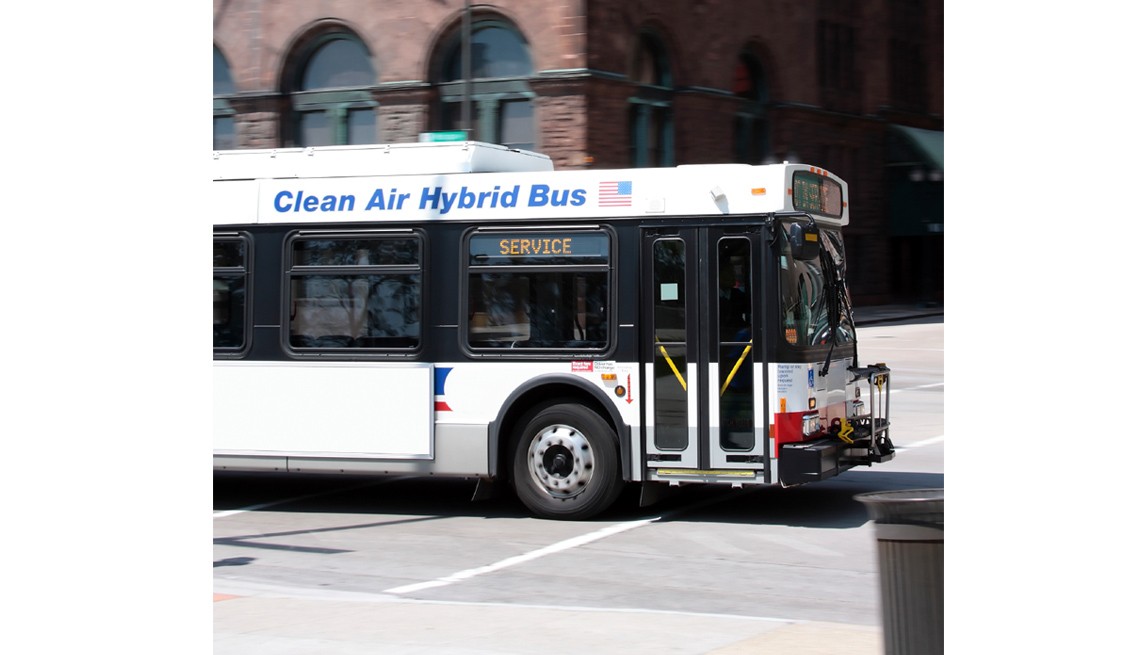 Hybrid City Bus, Challenges For Hearing And Visually Impaired, Livable Communities