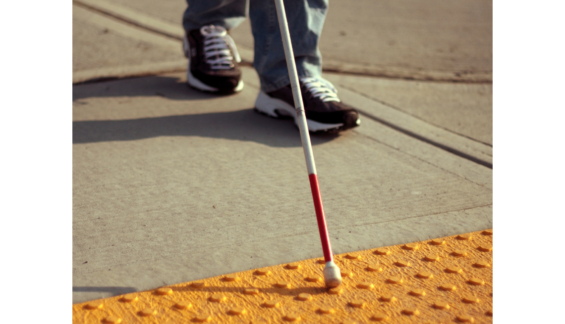 Sidewalk For Handicapped, Visually Impaired, Blind Person, Livable Communities