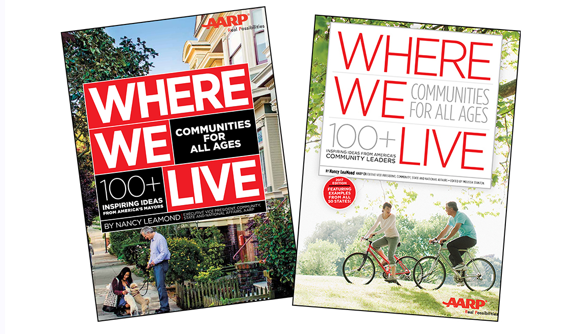 The covers of the 2016 and 2017 versions of Where We Live